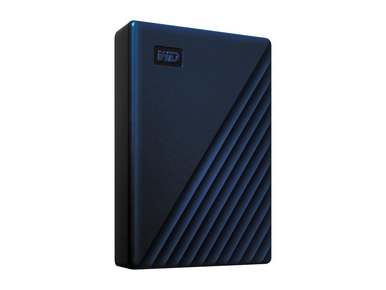 WD 4TB My Passport for Mac Portable External Hard Drive Storage USB-C/USB-A 3.2 - Midnight Blue (WDBA2F0040BBL-WESN)