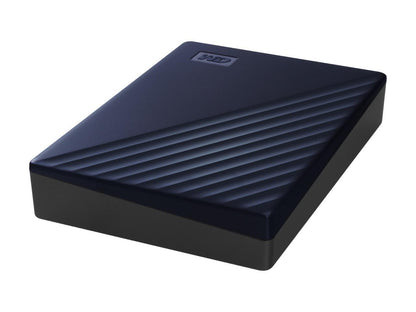 WD 4TB My Passport for Mac Portable External Hard Drive Storage USB-C/USB-A 3.2 - Midnight Blue (WDBA2F0040BBL-WESN)
