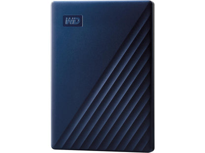 WD 2TB My Passport for Mac Portable External Hard Drive Storage USB-C/USB-A 3.2 - Midnight Blue WDBA2D0020BBL-WESN