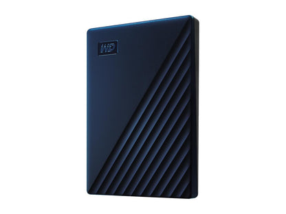 WD 2TB My Passport for Mac Portable External Hard Drive Storage USB-C/USB-A 3.2 - Midnight Blue WDBA2D0020BBL-WESN