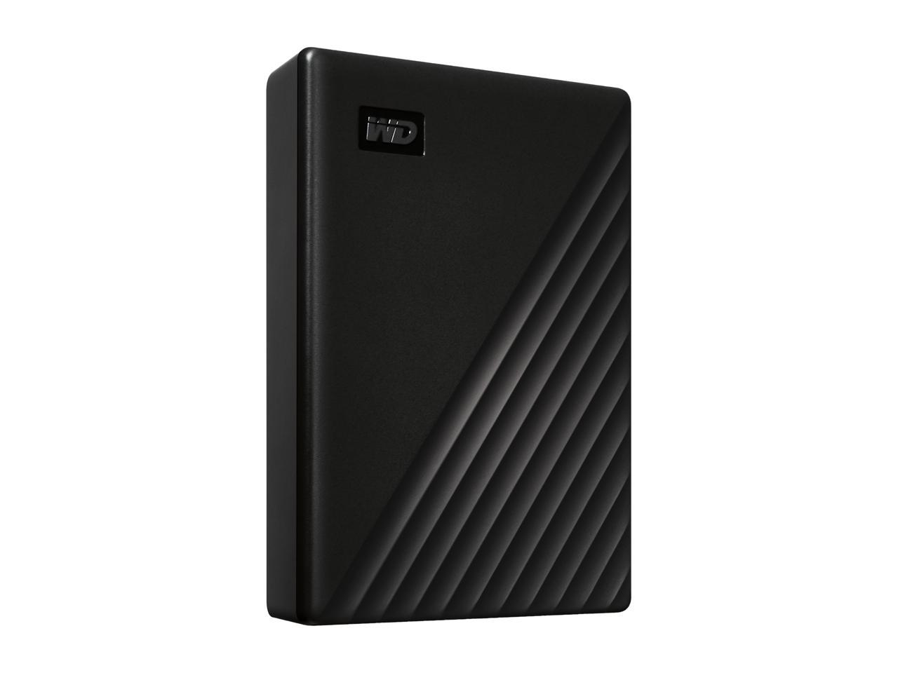 WD 5TB My Passport Portable Storage External Hard Drive USB 3.2 for PC/MAC Black (WDBPKJ0050BBK-WESN)