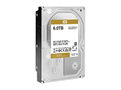 WD Gold 6TB Enterprise Class Hard Disk Drive - 7200 RPM Class SATA 6Gb/s 128MB Cache 3.5 Inch - WD6002FRYZ