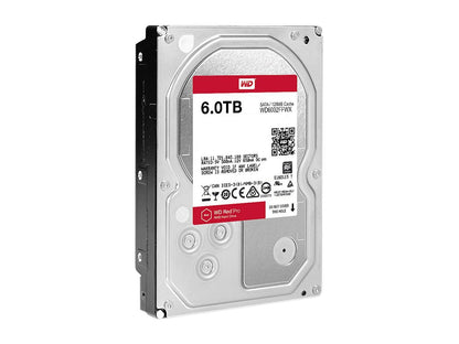 WD Red Pro 6TB NAS Hard Disk Drive - 7200 RPM Class SATA 6Gb/s 128MB Cache 3.5 Inch - WD6002FFWX