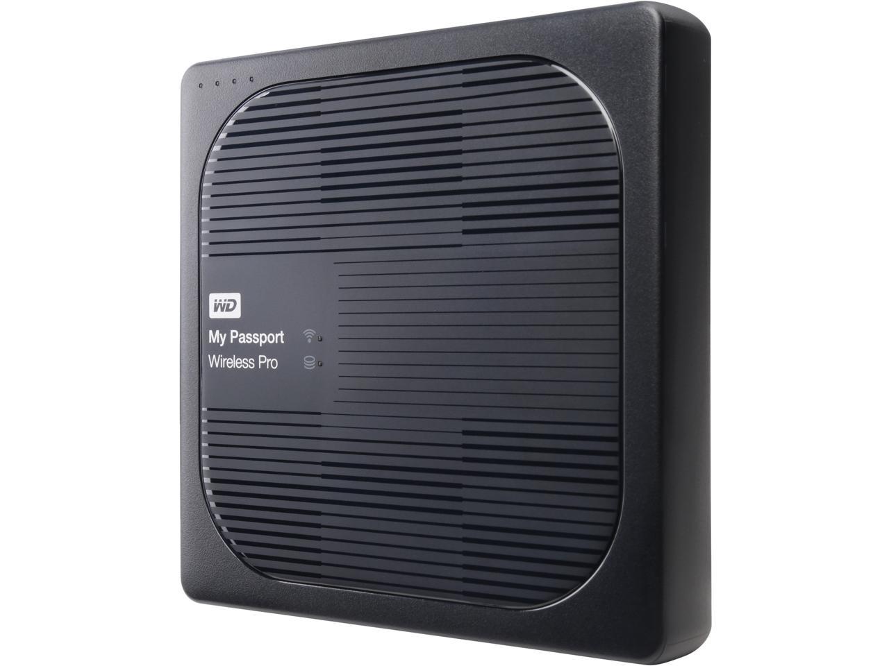 WD 2TB My Passport Wireless Pro Portable External Hard Drive - iOS/Android Compatible - Wi-Fi AC, SD, USB 3.0 (WDBP2P0020BBK-NESN)