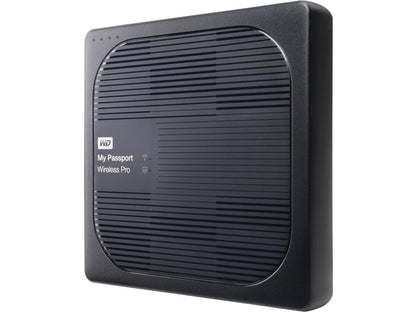WD 2TB My Passport Wireless Pro Portable External Hard Drive - iOS/Android Compatible - Wi-Fi AC, SD, USB 3.0 (WDBP2P0020BBK-NESN)