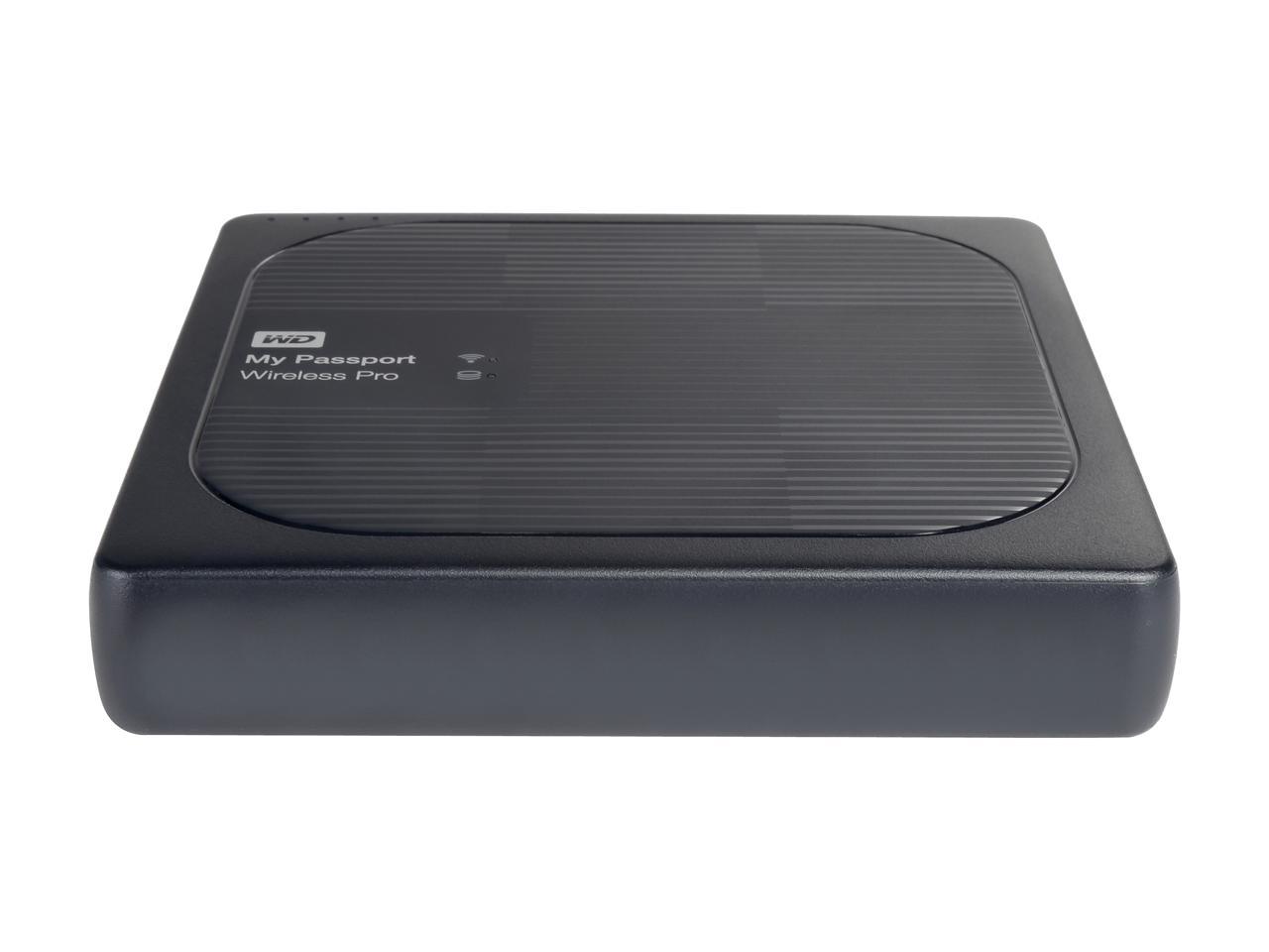 WD 2TB My Passport Wireless Pro Portable External Hard Drive - iOS/Android Compatible - Wi-Fi AC, SD, USB 3.0 (WDBP2P0020BBK-NESN)