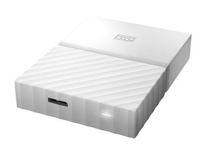 WD 4TB My Passport Portable Hard Drive USB 3.0 Model WDBYFT0040BWT-WESN White