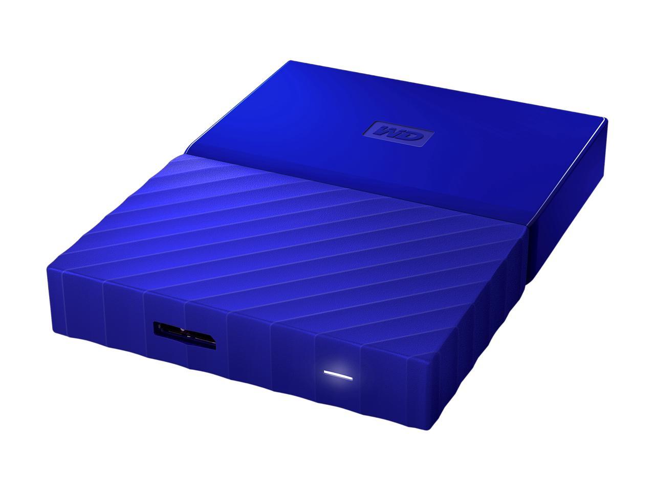 WD 3TB My Passport Portable Hard Drive USB 3.0 Model WDBYFT0030BBL-WESN Blue