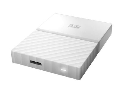 WD 3TB My Passport Portable Hard Drive USB 3.0 Model WDBYFT0030BWT-WESN White