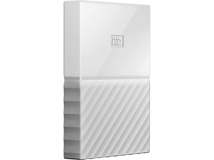 WD 3TB My Passport Portable Hard Drive USB 3.0 Model WDBYFT0030BWT-WESN White
