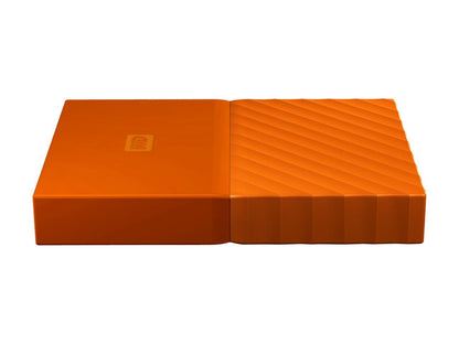 WD 3TB My Passport Portable Hard Drive USB 3.0 Model WDBYFT0030BOR-WESN Orange