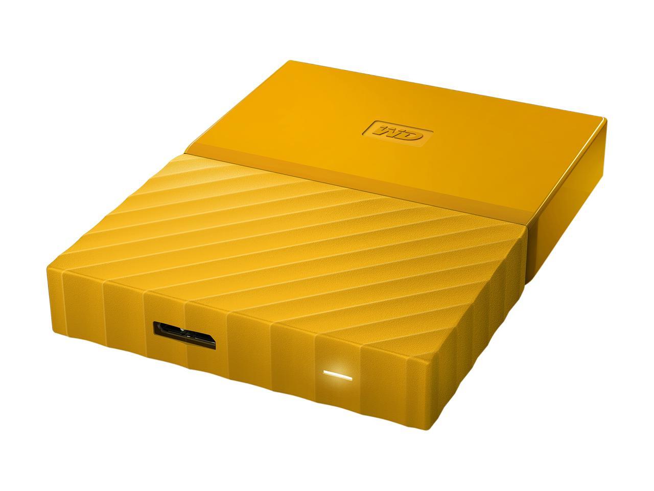 WD 3TB My Passport Portable Hard Drive USB 3.0 Model WDBYFT0030BYL-WESN Yellow
