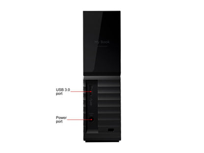 WD My Book 4TB Desktop External Hard Drive for Windows/Mac/Laptop, USB 3.0 Black (WDBBGB0040HBK-NESN)