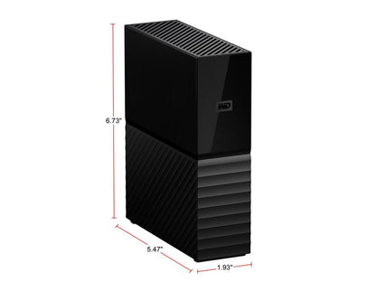 WD My Book 4TB Desktop External Hard Drive for Windows/Mac/Laptop, USB 3.0 Black (WDBBGB0040HBK-NESN)