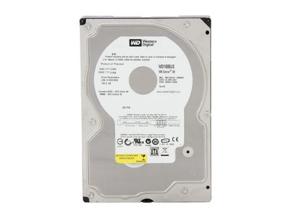 WD Caviar SE WD1600JS 160GB 7200 RPM 8MB Cache SATA 3.0Gb/s 3.5" Hard Drive Bare Drive