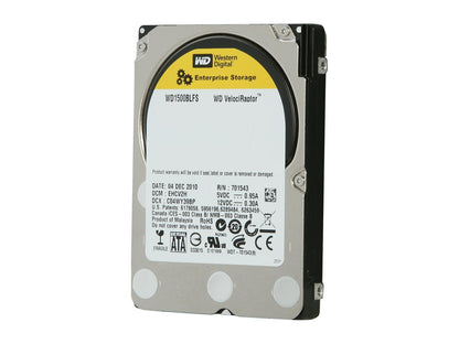 WD WD VelociRaptor WD1500BLFS 150GB 10000 RPM 16MB Cache SATA 3.0Gb/s 2.5" Enterprise Hard Drive Bare Drive