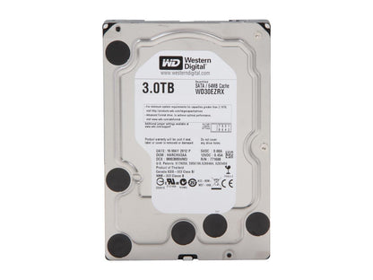 WD Green WD30EZRX 3TB IntelliPower 64MB Cache SATA 6.0Gb/s 3.5" Internal Hard Drive