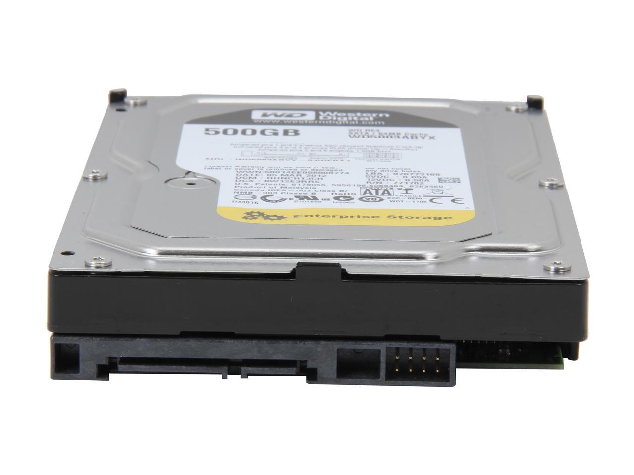 WD WD RE4 WD5003ABYX 500GB 7200 RPM 64MB Cache SATA 3.0Gb/s 3.5" Internal Hard Drive Bare Drive