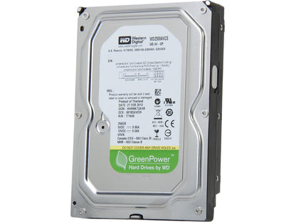 Western Digital AV-GP WD2500AVCS 250 GB 3.5' Internal Hard Drive