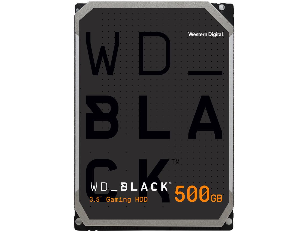 WD Black 500GB Performance Desktop Hard Disk Drive - 7200 RPM SATA 6Gb/s 64MB Cache 3.5 Inch - WD5003AZEX