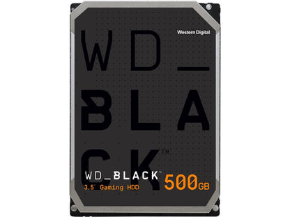 WD Black 500GB Performance Desktop Hard Disk Drive - 7200 RPM SATA 6Gb/s 64MB Cache 3.5 Inch - WD5003AZEX