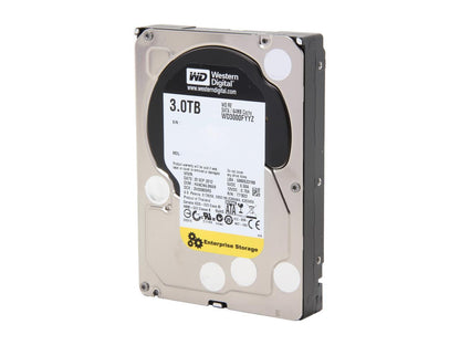 WD Re 3TB Datacenter Capacity Hard Disk Drive - 7200 RPM Class SATA 6Gb/s 64MB Cache 3.5 inch WD3000FYYZ