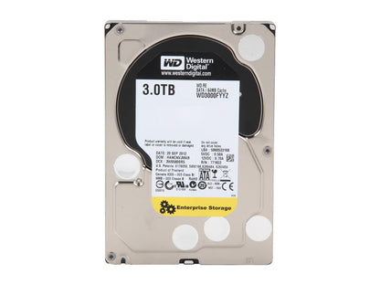WD Re 3TB Datacenter Capacity Hard Disk Drive - 7200 RPM Class SATA 6Gb/s 64MB Cache 3.5 inch WD3000FYYZ
