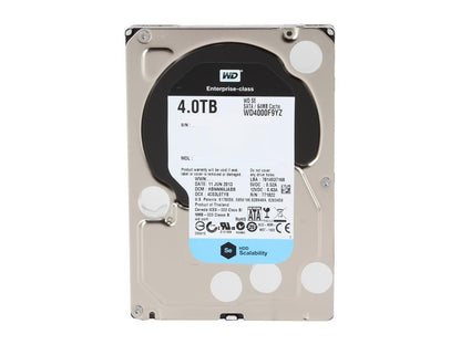 WD Se WD4000F9YZ 4TB 7200 RPM 64MB Cache SATA 6.0Gb/s 3.5" Datacenter Capacity HDD Bare Drive