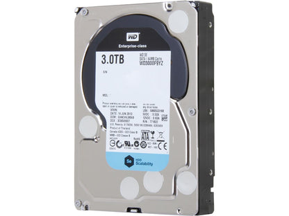 WD Se WD3000F9YZ 3TB 7200 RPM 64MB Cache SATA 6.0Gb/s 3.5" Datacenter Capacity Hard Drive