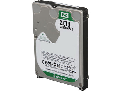 WD Green WD20NPVX 2TB 8MB Cache SATA 6.0Gb/s 2.5" Internal Hard Drive
