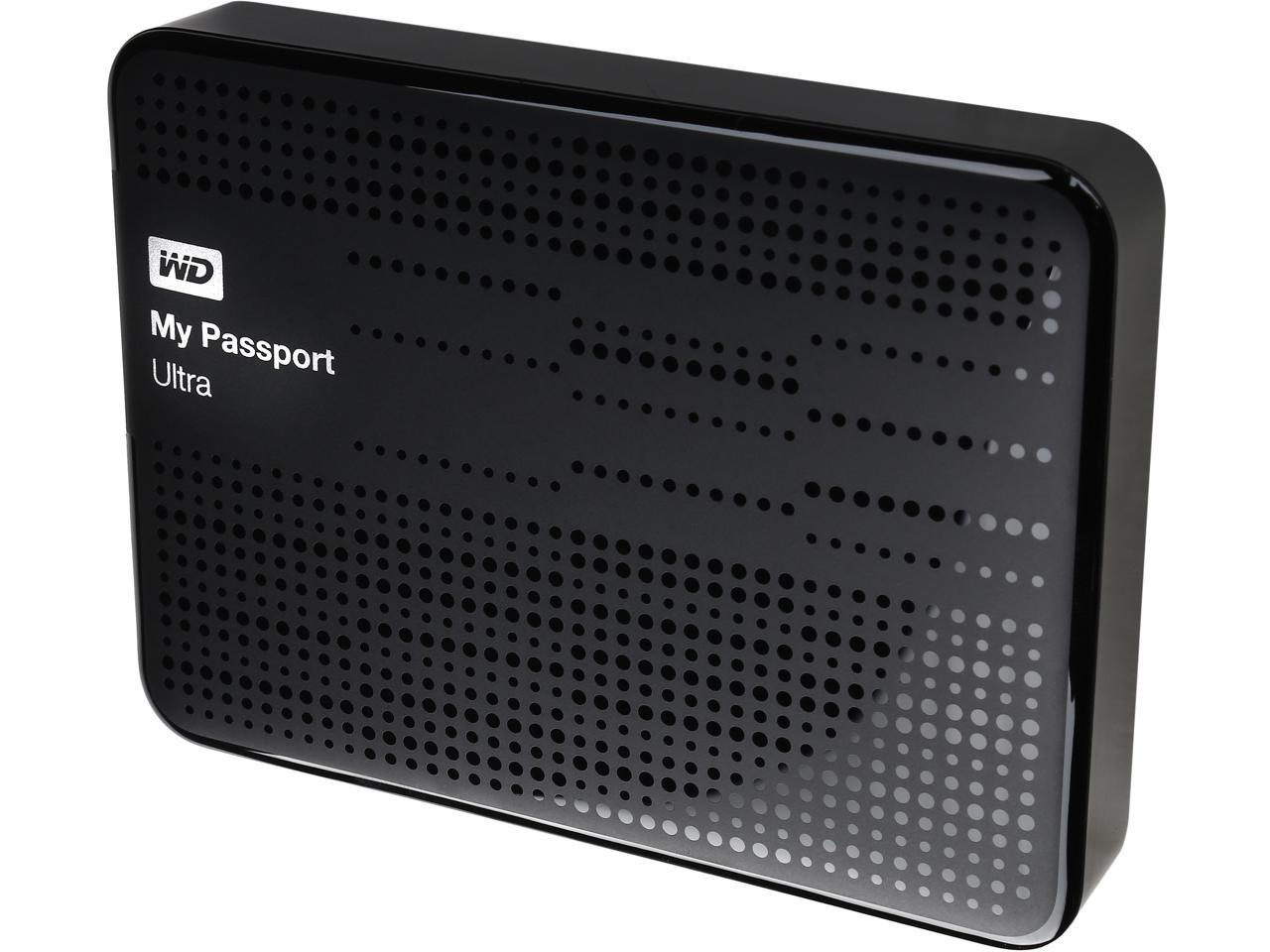WD 2TB My Passport Ultra Portable Hard Drive USB 3.0 Model WDBMWV0020BBK-NESN Black