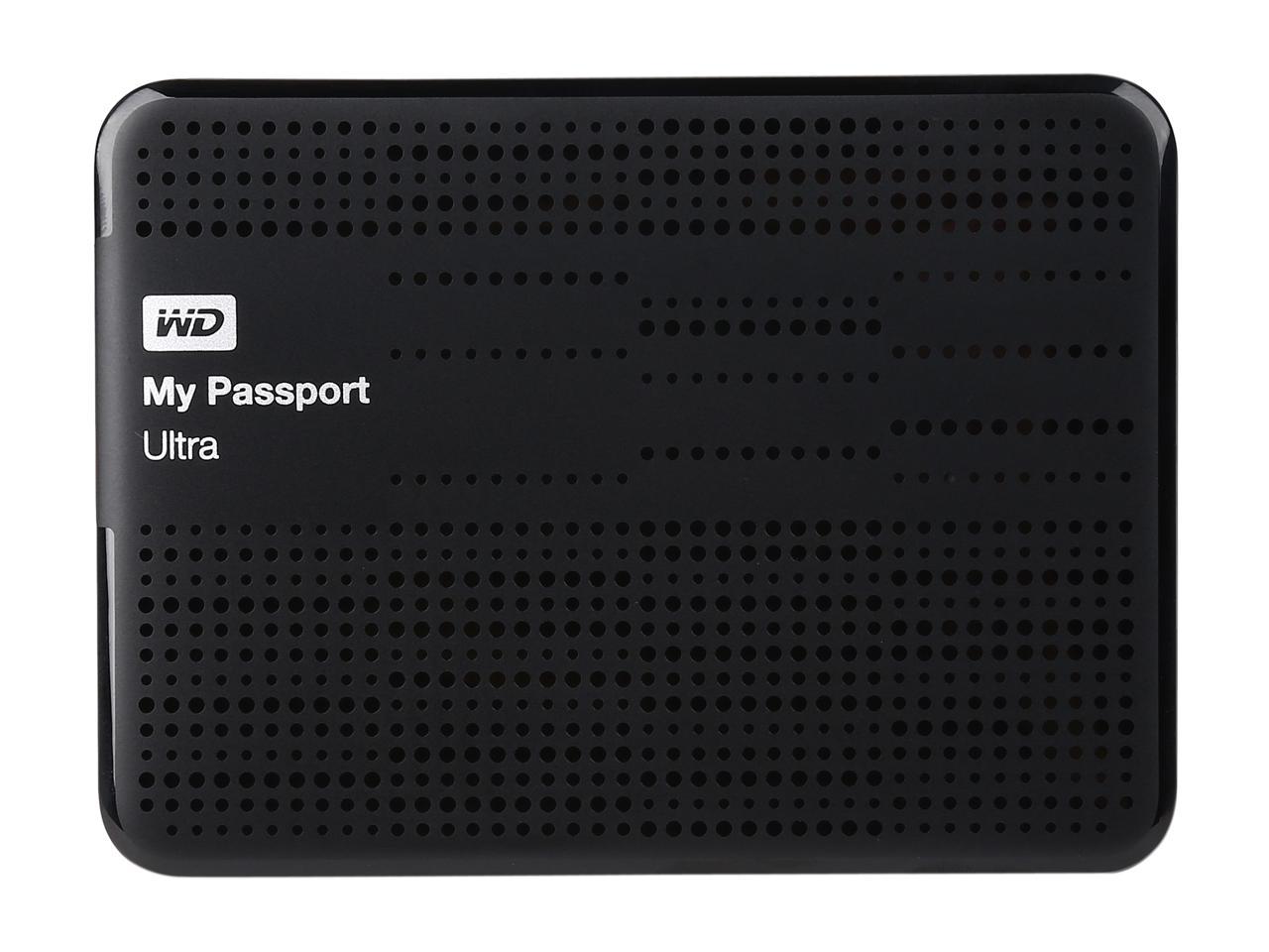 WD 2TB My Passport Ultra Portable Hard Drive USB 3.0 Model WDBMWV0020BBK-NESN Black