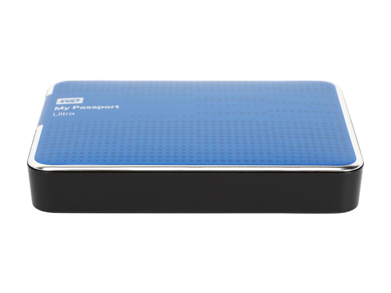 WD 2TB My Passport Ultra Portable Hard Drive USB 3.0 Model WDBMWV0020BBL-NESN Blue