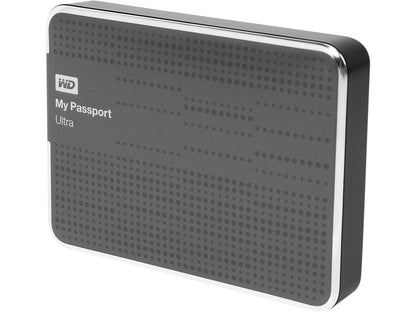 WD 2TB My Passport Ultra Portable Hard Drive USB 3.0 Model WDBMWV0020BTT-NESN Titanium