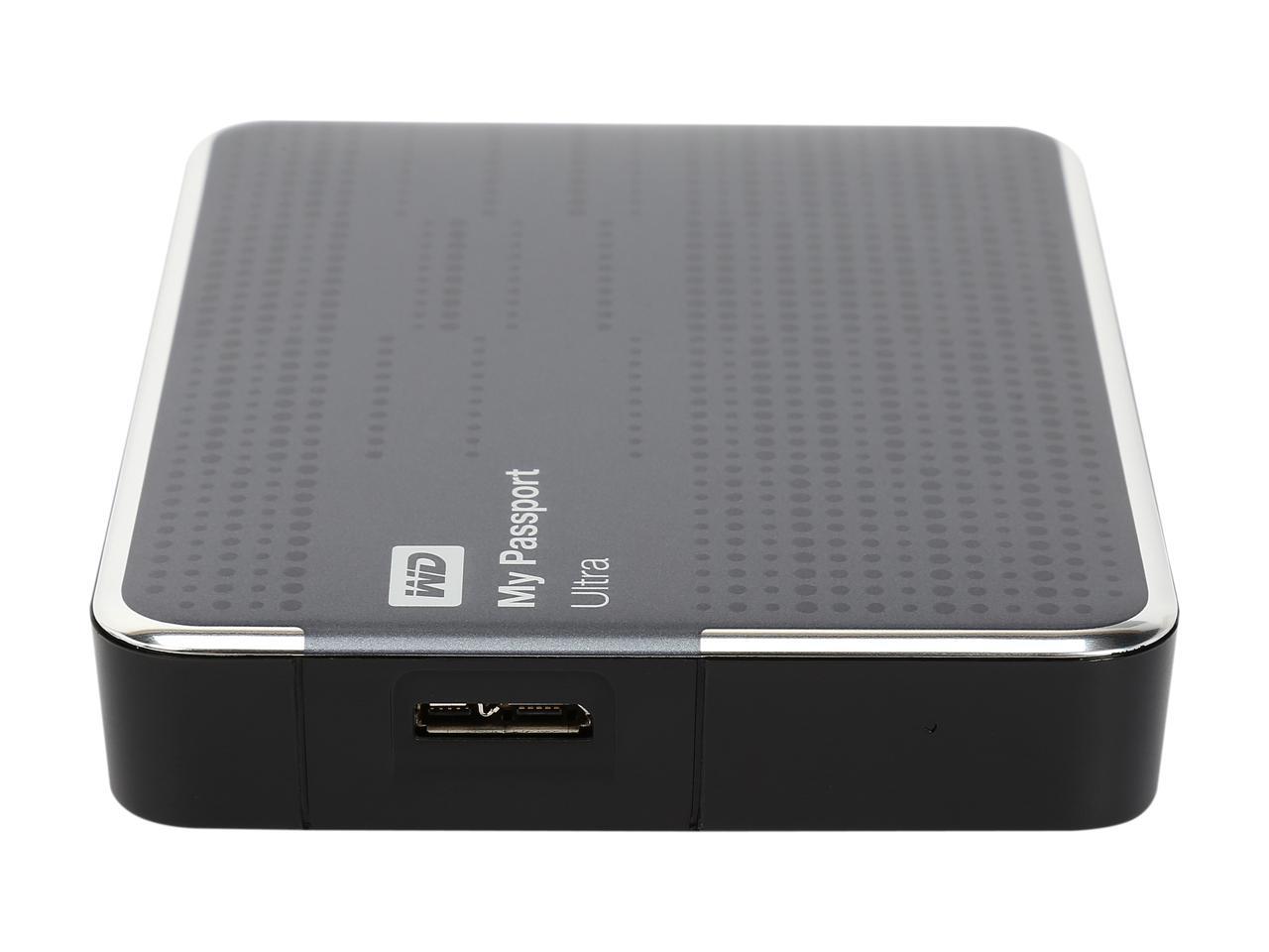 WD 2TB My Passport Ultra Portable Hard Drive USB 3.0 Model WDBMWV0020BTT-NESN Titanium