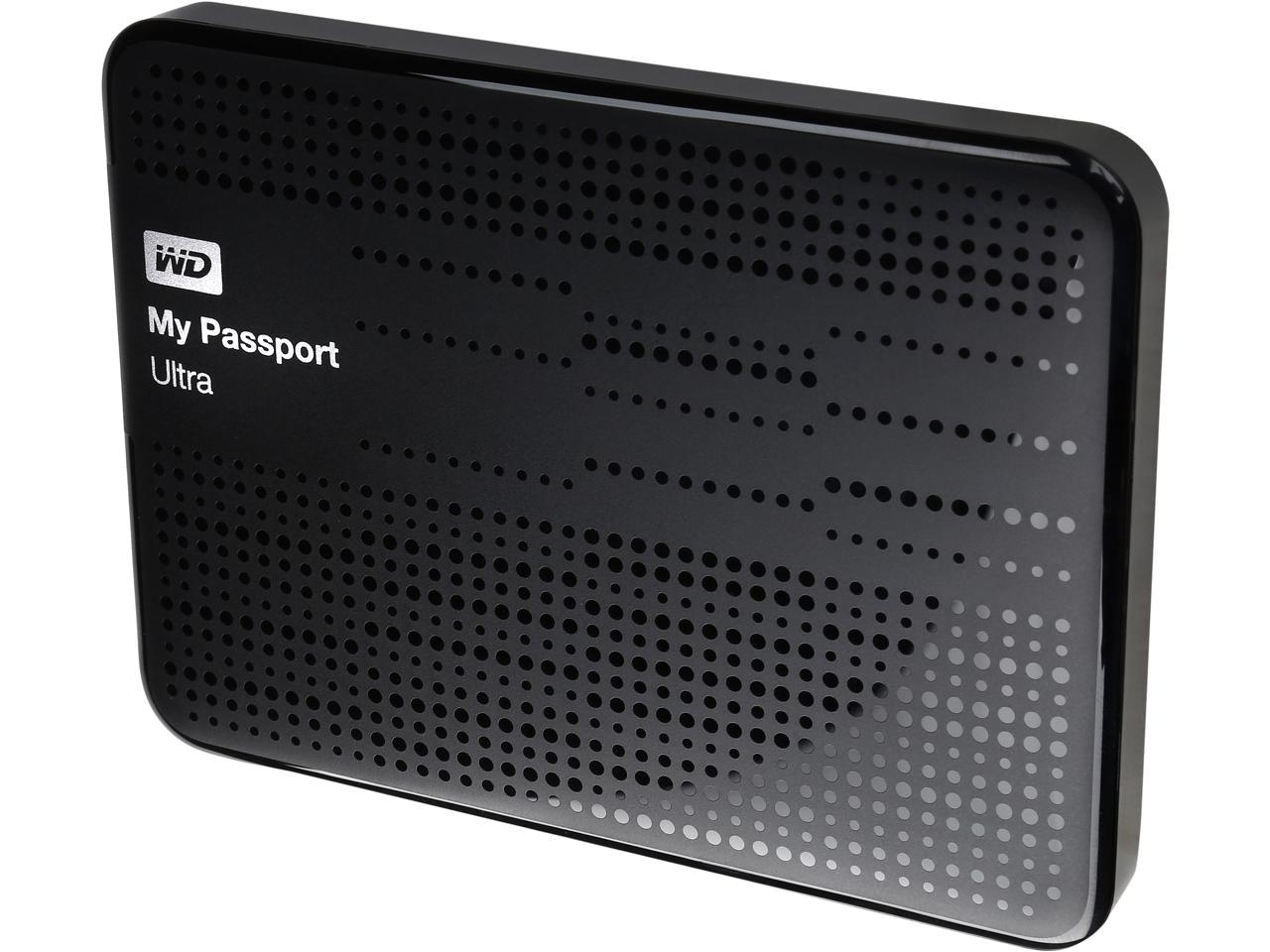 WD 1TB My Passport Ultra Portable Hard Drive USB 3.0 Model WDBZFP0010BBK-NESN Black