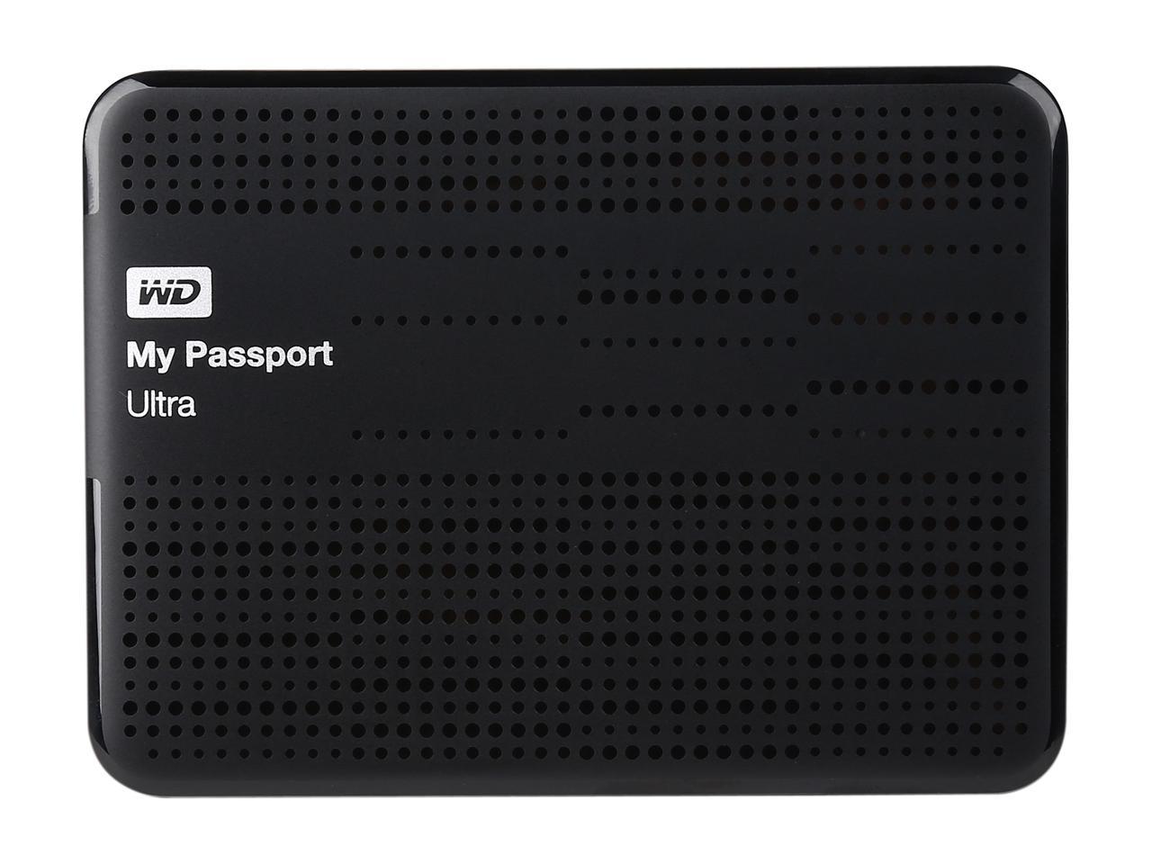 WD 1TB My Passport Ultra Portable Hard Drive USB 3.0 Model WDBZFP0010BBK-NESN Black