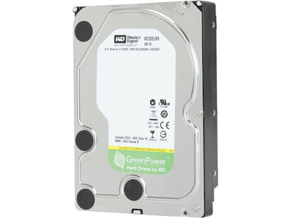 WD AV-GP WD30EURX 3TB IntelliPower 64MB Cache SATA 6.0Gb/s 3.5" Internal Hard Drive