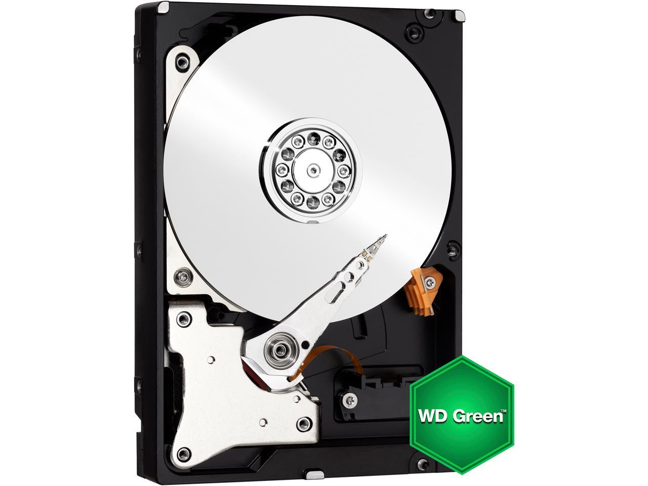 WD Green WD40EZRX 4TB IntelliPower 64MB Cache SATA 6.0Gb/s 3.5" Internal Hard Drive - Bulk Bare Drive