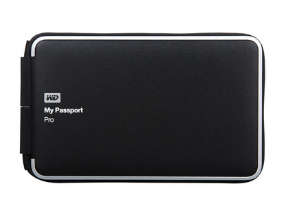 WD 2TB My Passport Pro Portable External Hard Drive - Thunderbolt - WDBRMP0020DBK-NESN