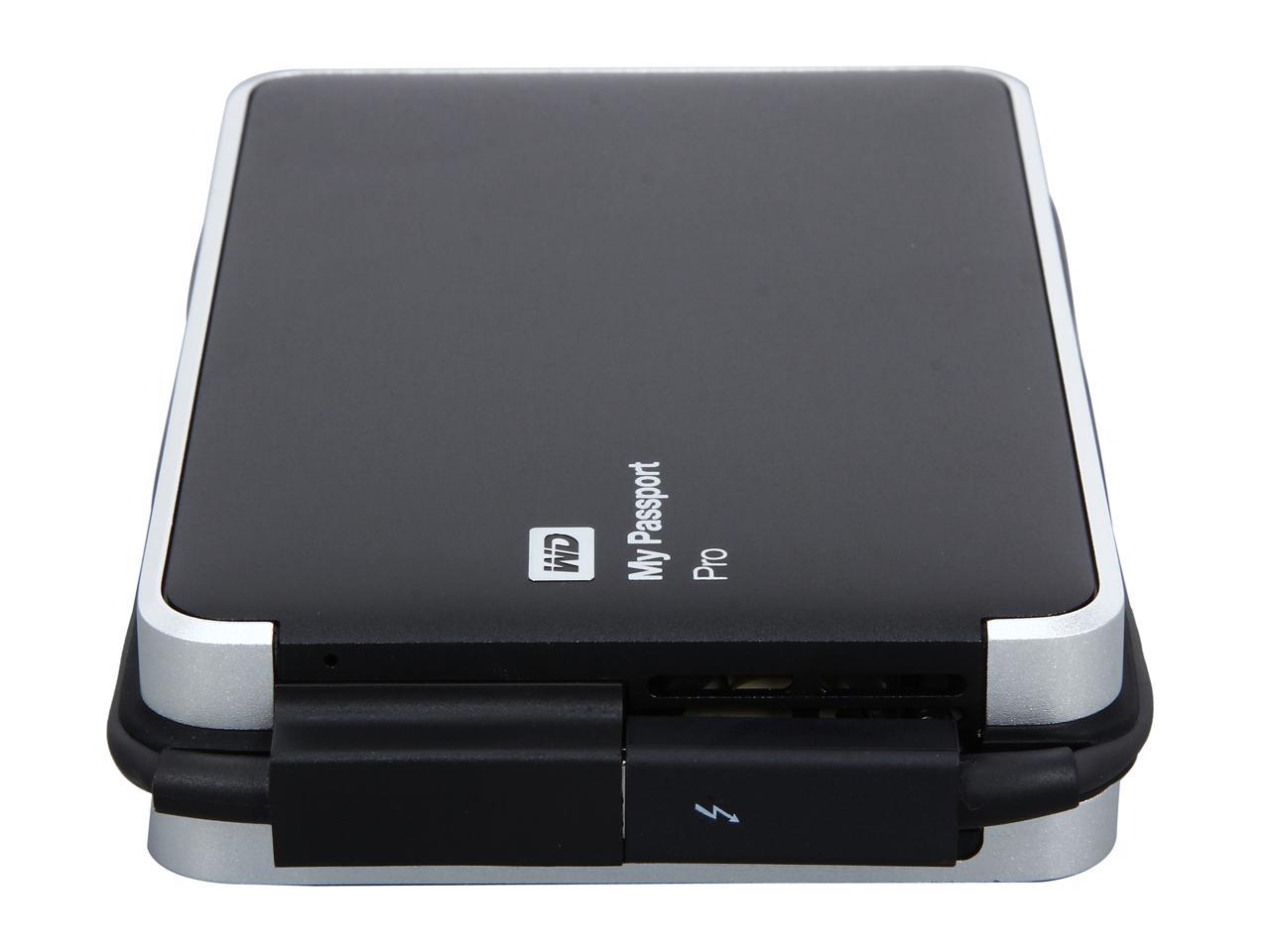 WD 2TB My Passport Pro Portable External Hard Drive - Thunderbolt - WDBRMP0020DBK-NESN