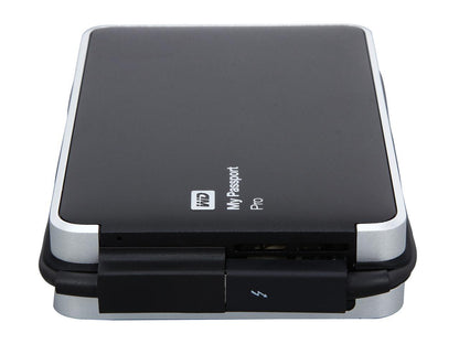 WD 2TB My Passport Pro Portable External Hard Drive - Thunderbolt - WDBRMP0020DBK-NESN