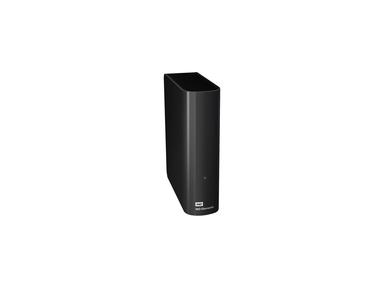 WD Elements 4TB USB 3.0 3.5" External Hard Drive WDBWLG0040HBK-UESN Black