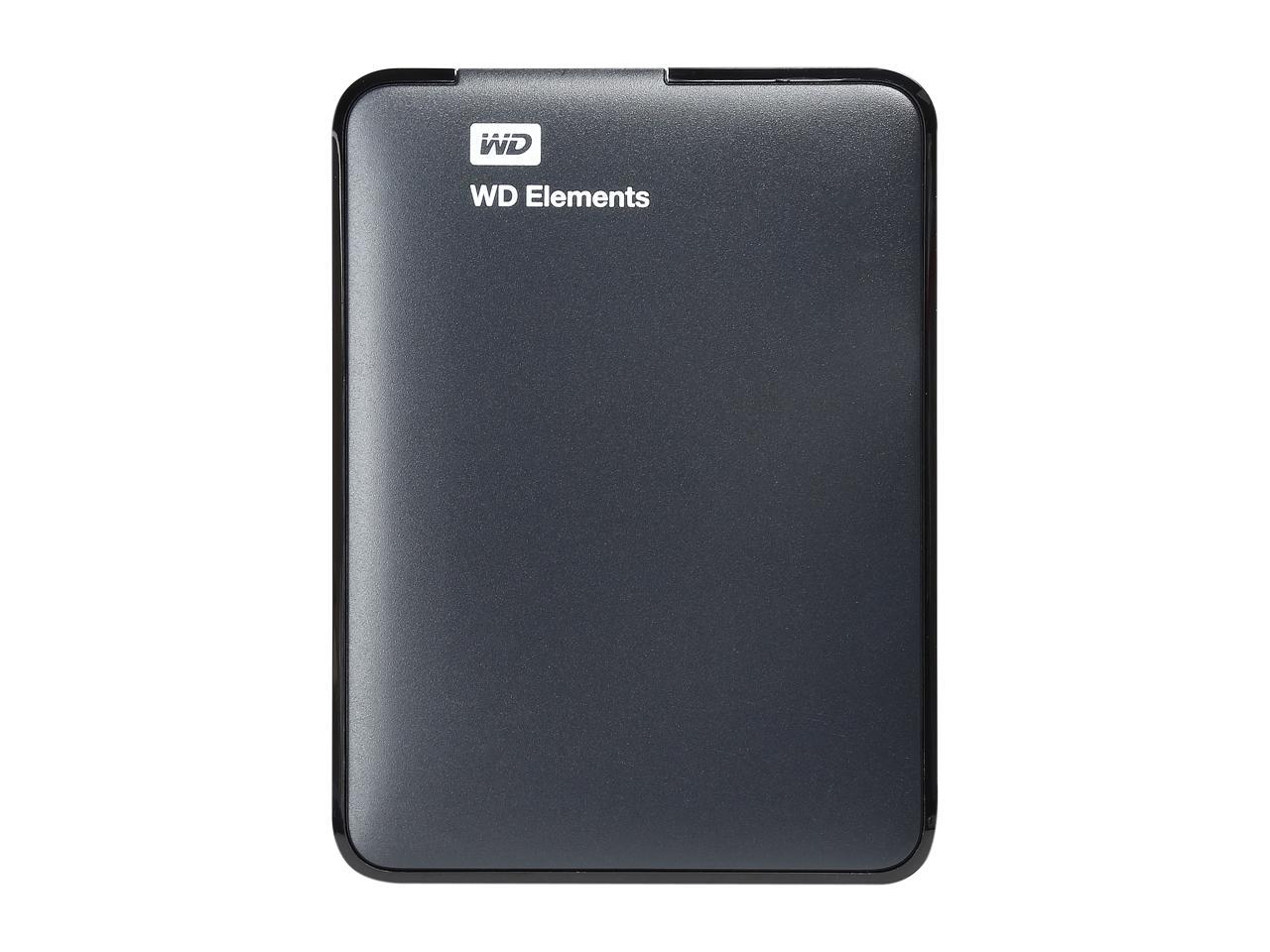 WD 1TB Elements Portable Hard Drive USB 3.0 Model WDBUZG0010BBK-EESN Black