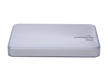 WD 1TB Silver My Passport Ultra Metal Edition Portable External Hard Drive - USB 3.0 - WDBTYH0010BSL-NESN