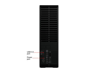 WD Elements 4TB USB 3.0 External Hard Drive Black WDBWLG0040HBK-NESN