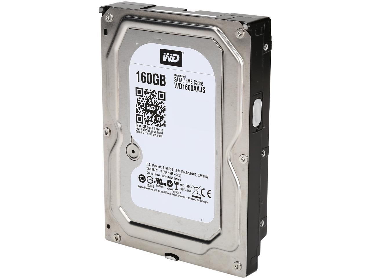 WD WD1600AAJS 160GB 7200 RPM SATA 3.0Gb/s 3.5" Internal Hard Drive
