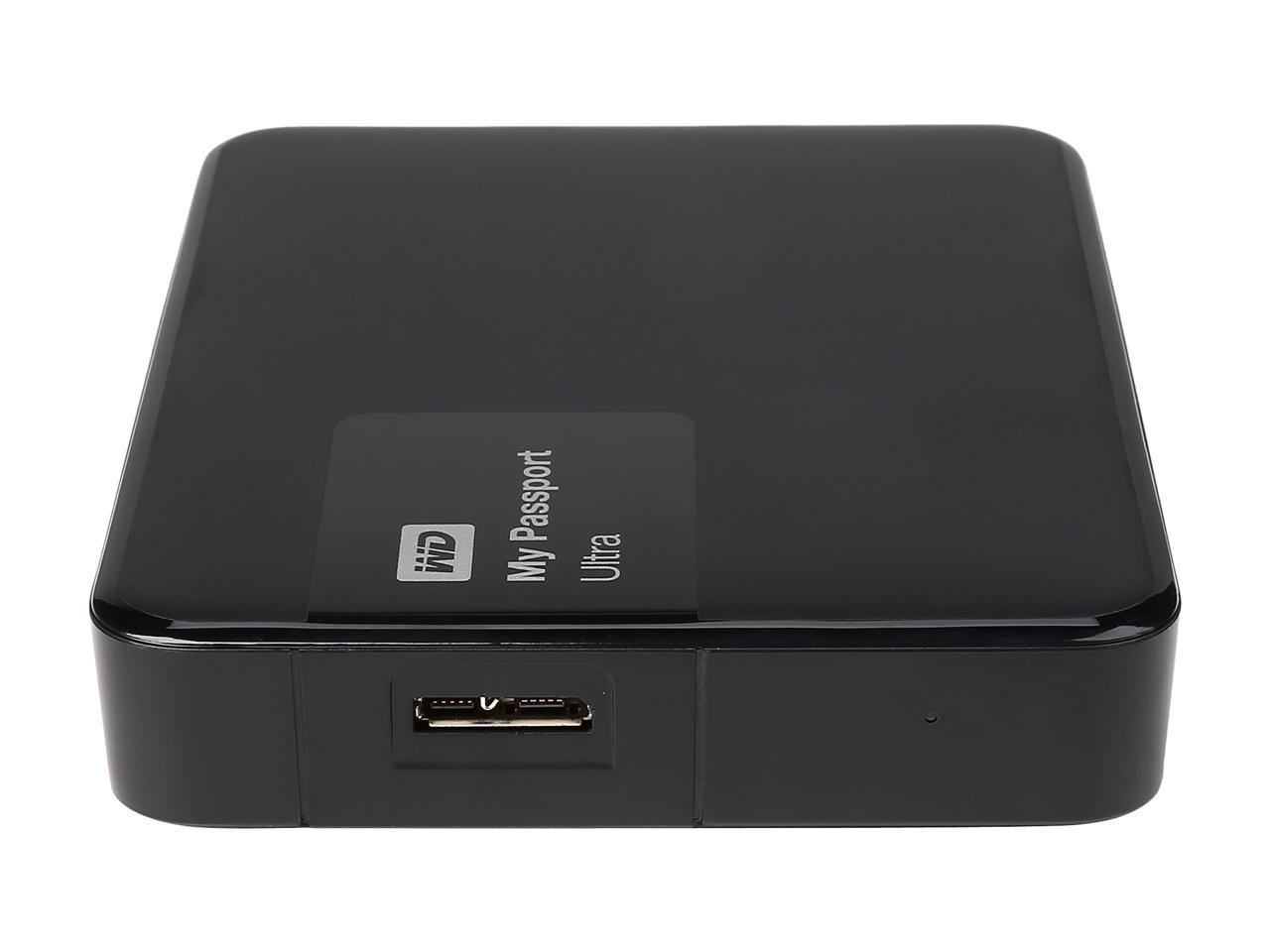 Western Digital 2TB My Passport Ultra Portable External Hard Drive, USB 3.0 - WDBBKD0020BBK-NESN Black