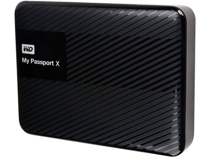 WD 2TB My Passport X for Xbox One Portable External Hard Drive Game Storage - USB 3.0 (WDBCRM0020BBK-NESN)