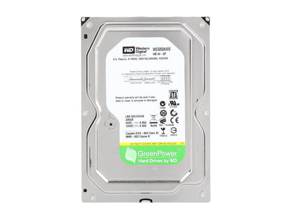 Western Digital AV-GP WD3200AVVS 320GB 7200 RPM 8MB Cache SATA 3.0Gb/s 3.5" Internal AV Hard Drive Bare Drive